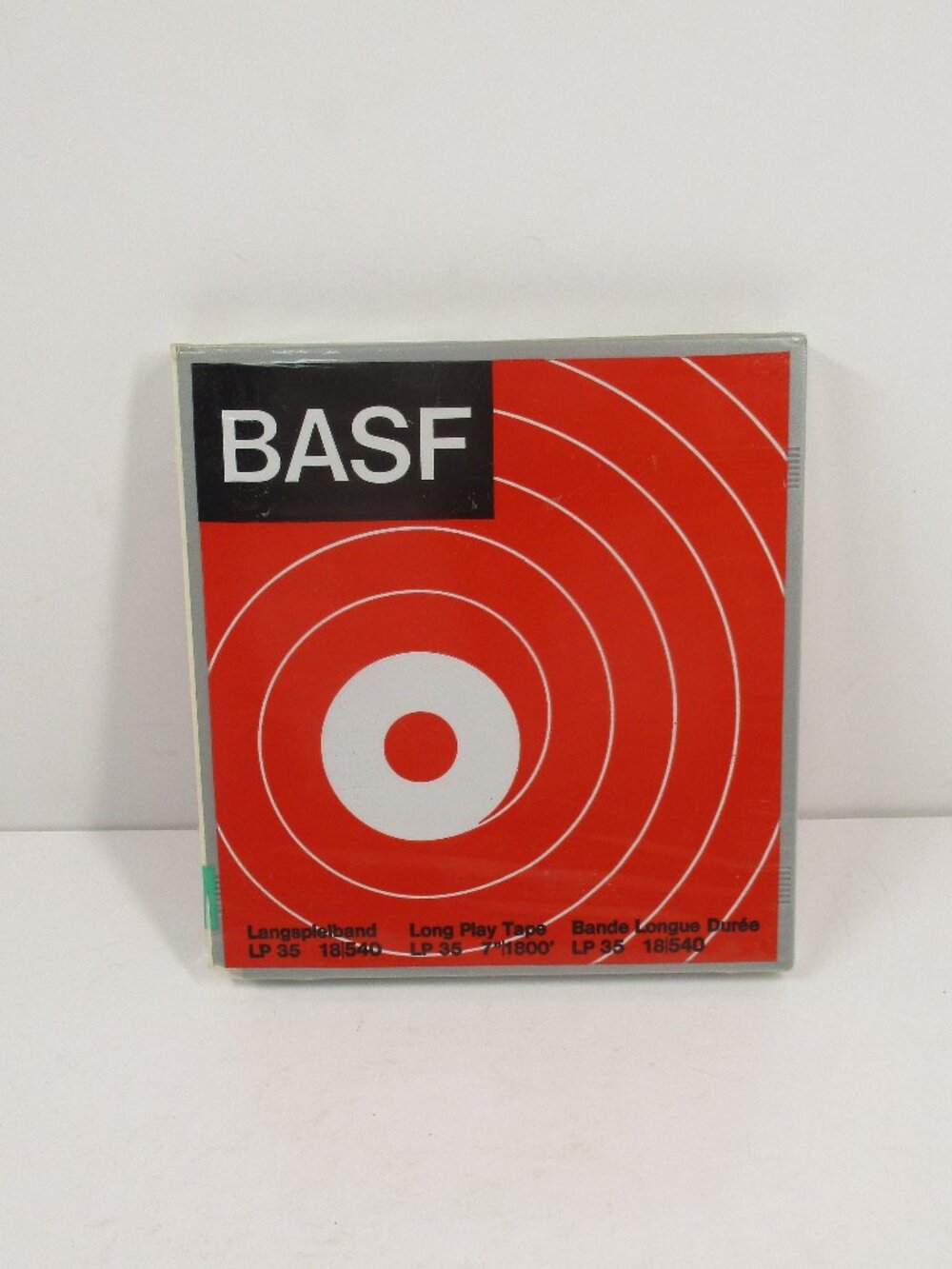 BASF Reel To Reel Tape SEALED 7"/1800', 18/540, LP 35 Factory Sealed NEW